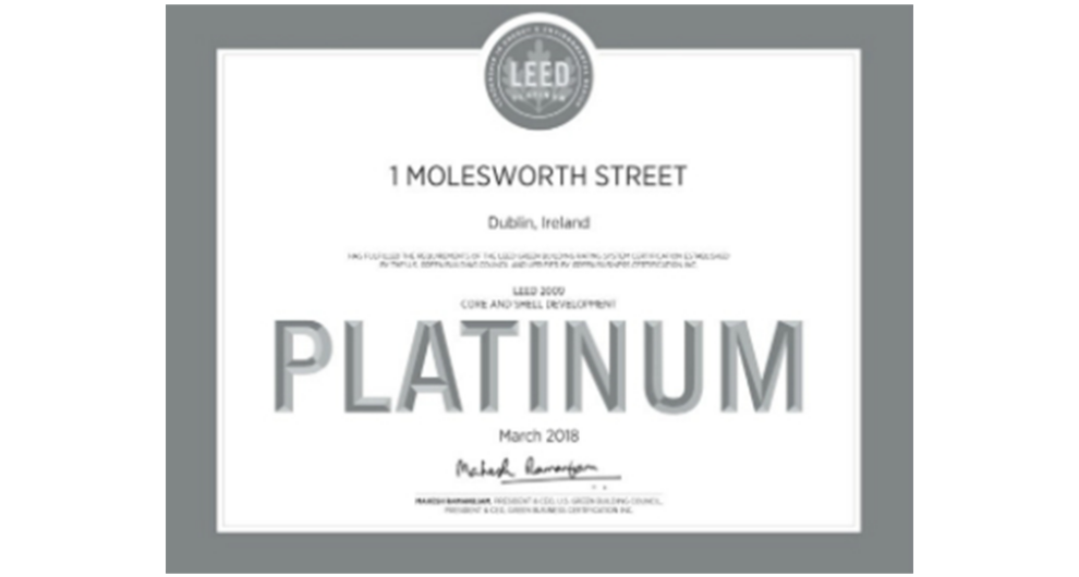 One Molesworth Street - Office & Retail Development